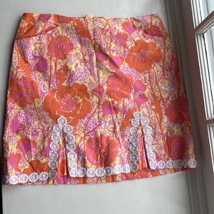 EUC Lilly Pulitzer Originals pleated skirt size 6